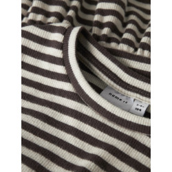 NAME IT MINI Luna Bluse - Peyote / Seal Brown