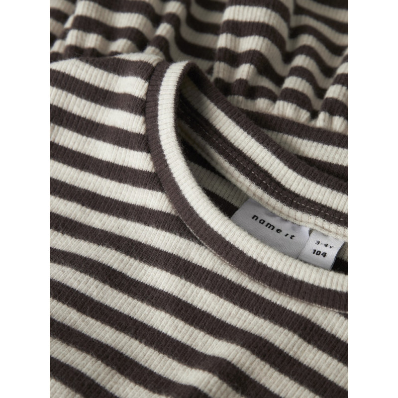 NAME IT MINI Luna Bluse - Peyote / Seal Brown