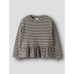 NAME IT MINI Luna Bluse - Peyote / Seal Brown