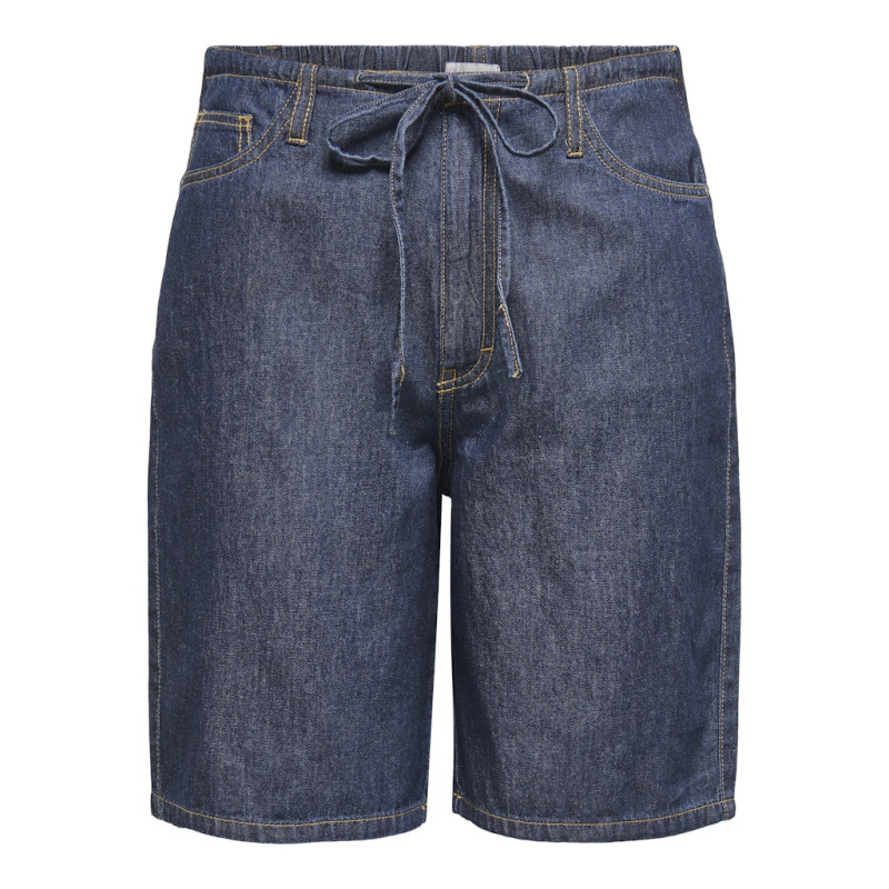 JDY Sabrina Denim Shorts - Dark Blue Denim