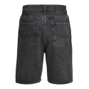 JACK&JONES  Junior Loose Fit Denim Tony Shorts - Black denim
