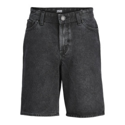 JACK&JONES  Junior Loose Fit Denim Tony Shorts - Black denim