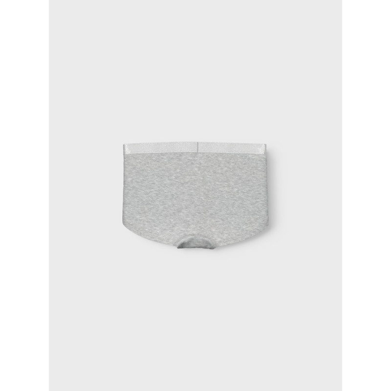 NAME IT Kids Hipsters 2-Pak - Sort / Grey Melange