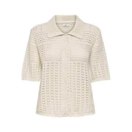 JDY Robin S/L Strik Cardigan - Birch