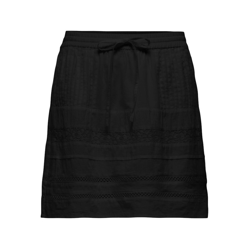 ONLY Lynden Kort Nederdel - Sort