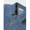 NAME IT KIDS Astrid L/S Denim Kjole - Medium Blue Denim