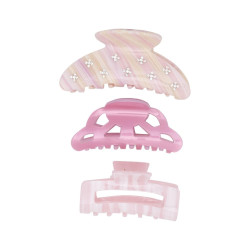 ONLY Bambie 3-Pak Hårspænder - Roseate Spoonbill