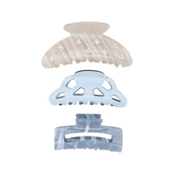 ONLY Bambie 3-Pak Hårspænder - Cloud Blue