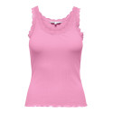 ONLY Sara Sharai Blonde Tanktop - Begonia Pink