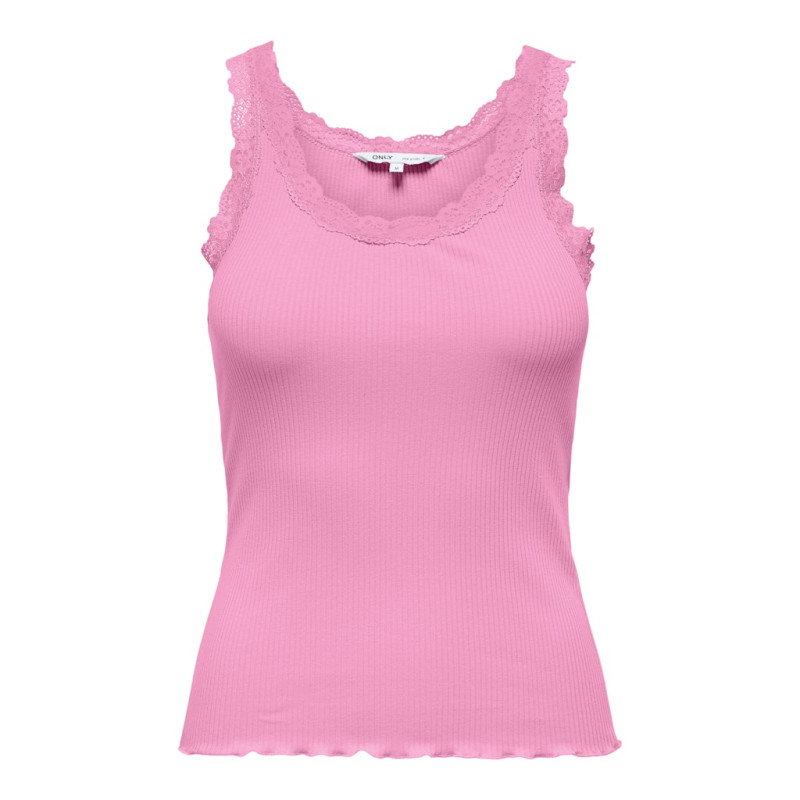 ONLY Sara Sharai Blonde Tanktop - Begonia Pink
