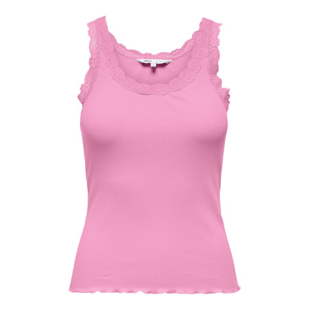 ONLY Sara Sharai Blonde Tanktop - Begonia Pink