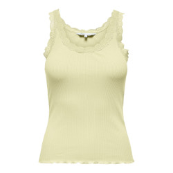 ONLY Sara Sharai Blonde Tanktop - Double Cream
