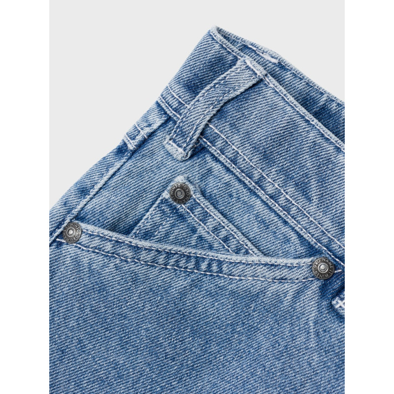 NAME IT KIDS Ryan Straight Jeans - Medium Blue Denim