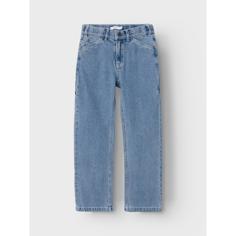 NAME IT KIDS Ryan Straight Jeans - Medium Blue Denim