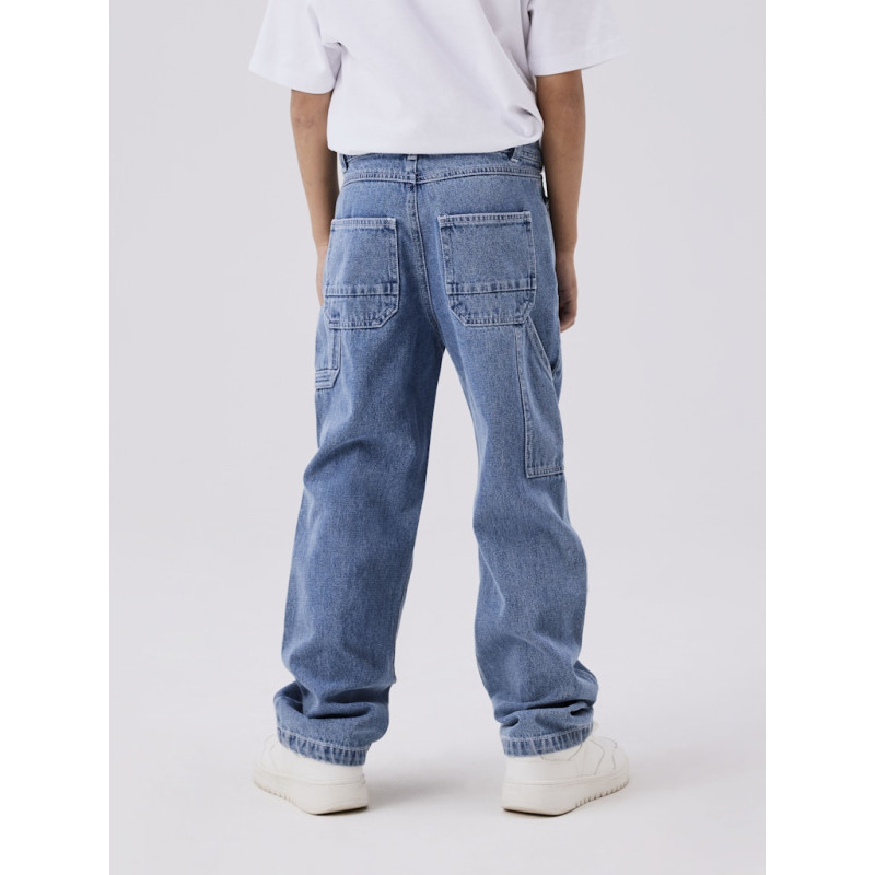 NAME IT KIDS Ryan Straight Jeans - Medium Blue Denim