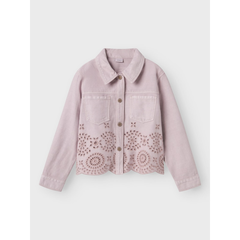 NAME IT KIDS Dophia Denim Jakke 6008 - Burnished Lilac