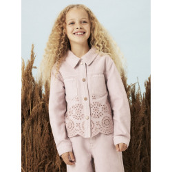 NAME IT KIDS Dophia Denim Jakke 6008 - Burnished Lilac